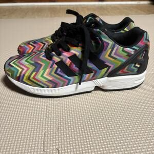 Adidas Torsion ZX Flux Men's Sneaker Multicolor Chevron Prism Size 9